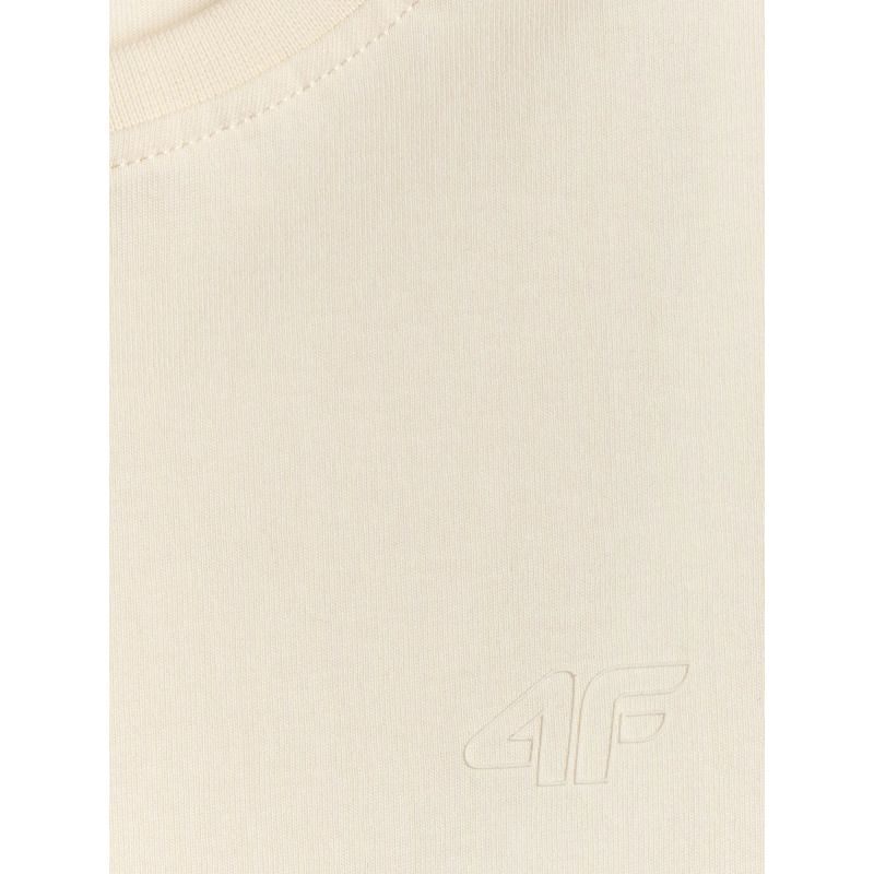 Regular plain girls' T-shirt 4F 4FJRSS26TTSHF3554-12S shirts