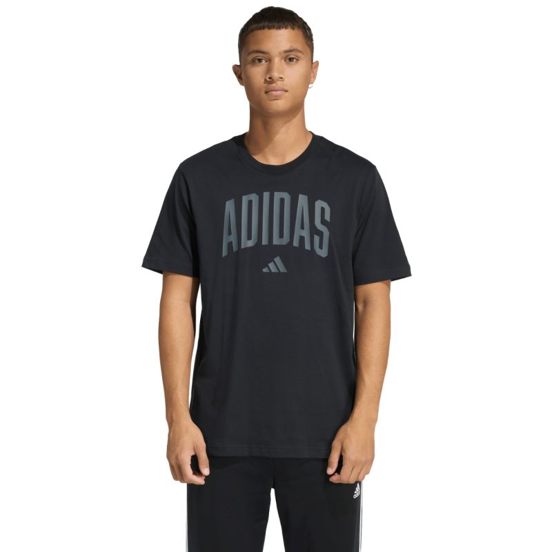 Adidas Collegiate Lineage Men's T-Shirt Black fekete férfi póló KH4592