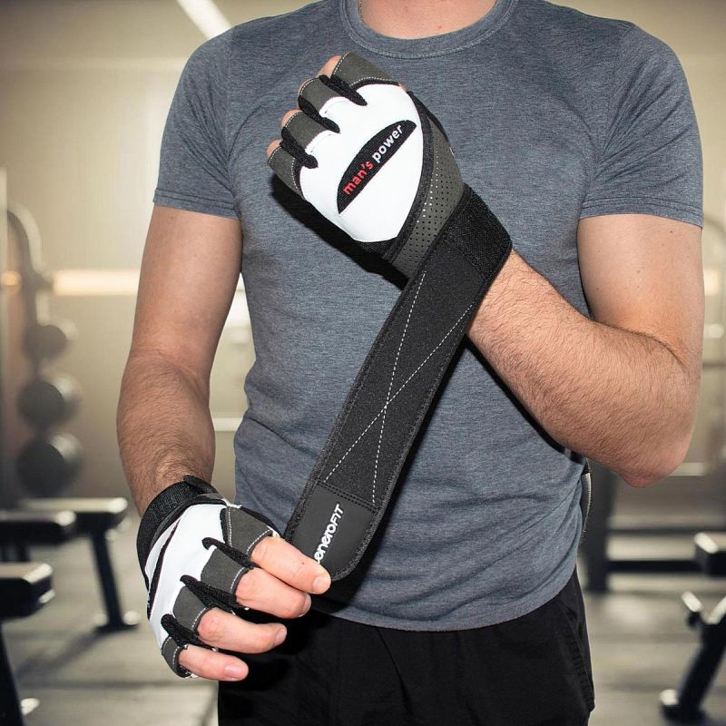 Enero Man'S Power R.Xxl Fit Fitness Gloves fekete kesztyű