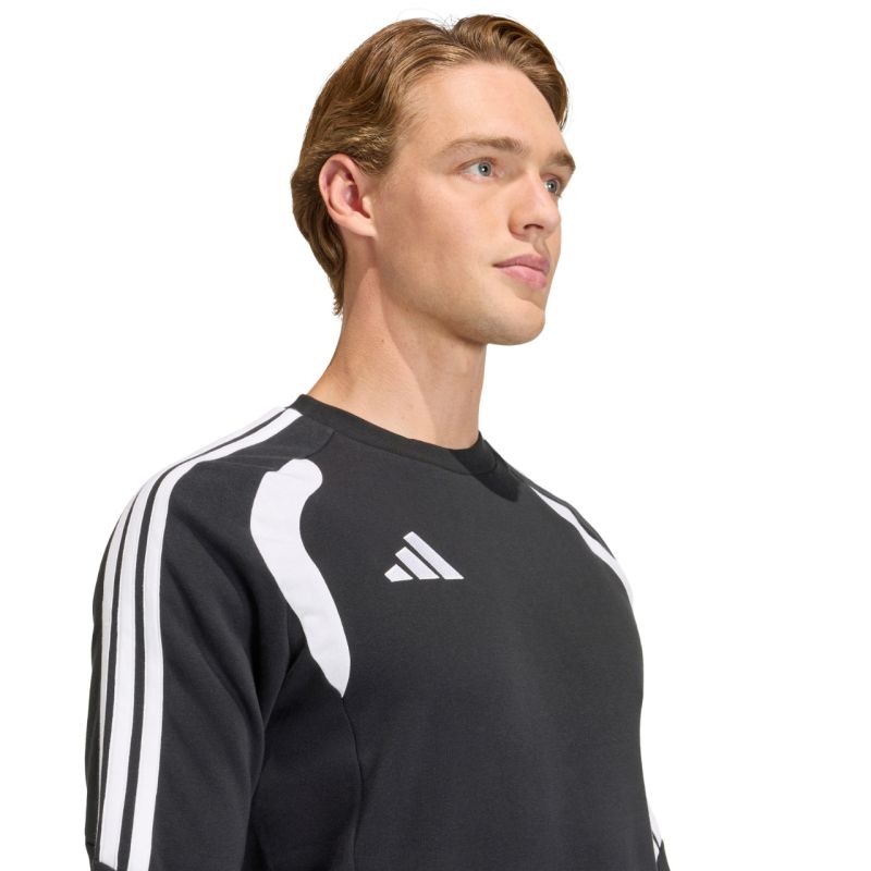 Men's adidas Tiro 26 League Sweat Crew Black and White KF3413 fehér póló