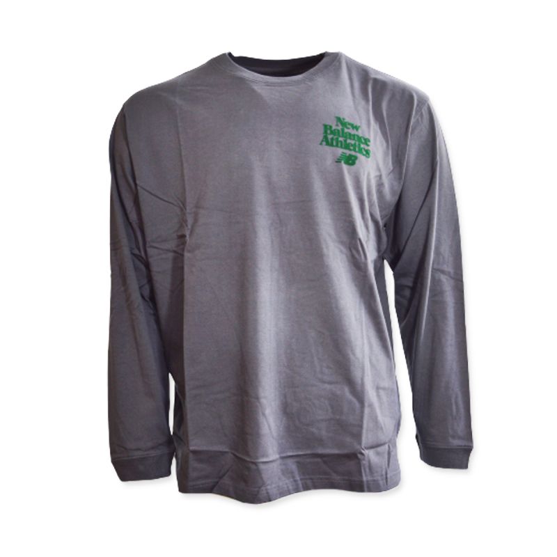 Men's New Balance Athletics 70s Run Long Sleeve Graphic T-shirt - MT23560-PHM hosszú ujjú póló