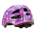Meteor MA-2 flower Junior bicycle helmet lila helmets, protectors and knee pads