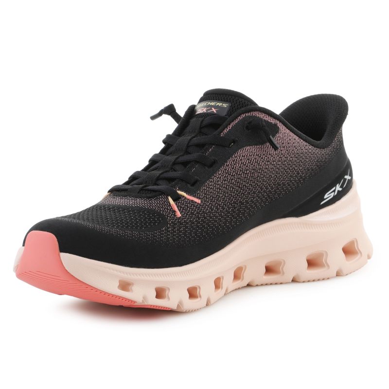 Skechers Slip-ins Arch Fit Glide-Step Pro 150730-BKCL Black/Coral fekete utcai cipő