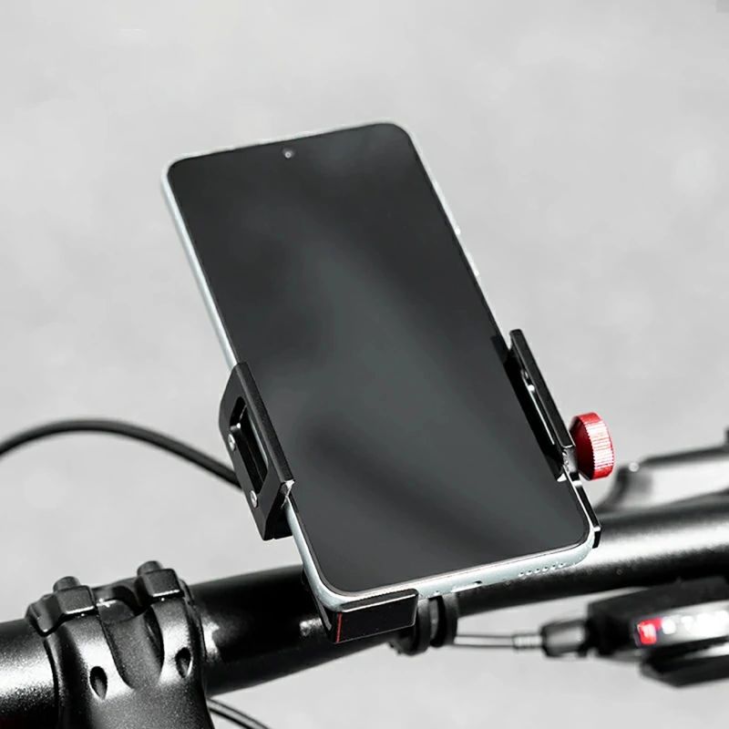 Rockbros 25210038101 clamp phone holder - black fekete phones and accessories