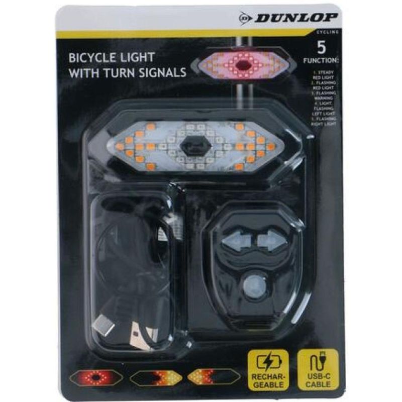 Dunlop Rear Bike Light With Led Indicator Usb Charging kiegészítő GSP-571478