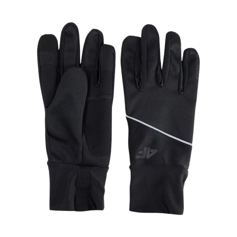4f Gloves U182 deep black 4FWMM00AFGLU182 20S Ruházat