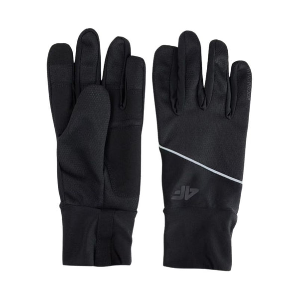 4f Gloves U182 deep black 4FWMM00AFGLU182 20S Ruházat