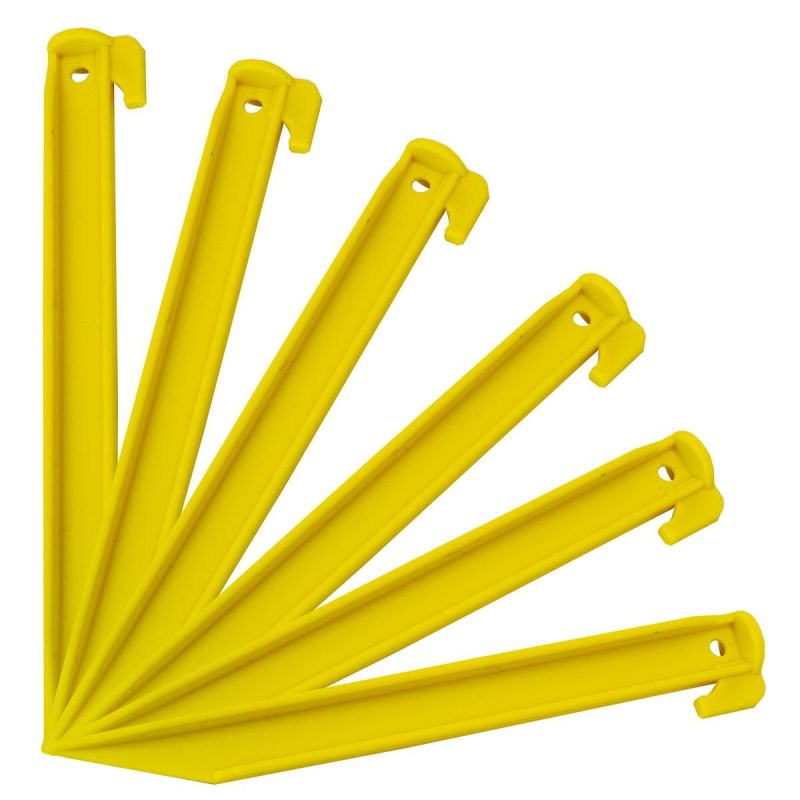 Tent Pegs 22 Cm Set 6 Pcs Plastic Enero Camp