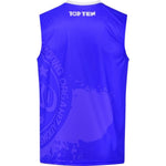 TOP TEN Kick light sleeveless top (WAKO APPROVED) czerwony+m póló