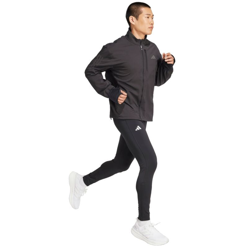 Men's adidas Own The Run Winterized Jacket JP3815 fekete clothing