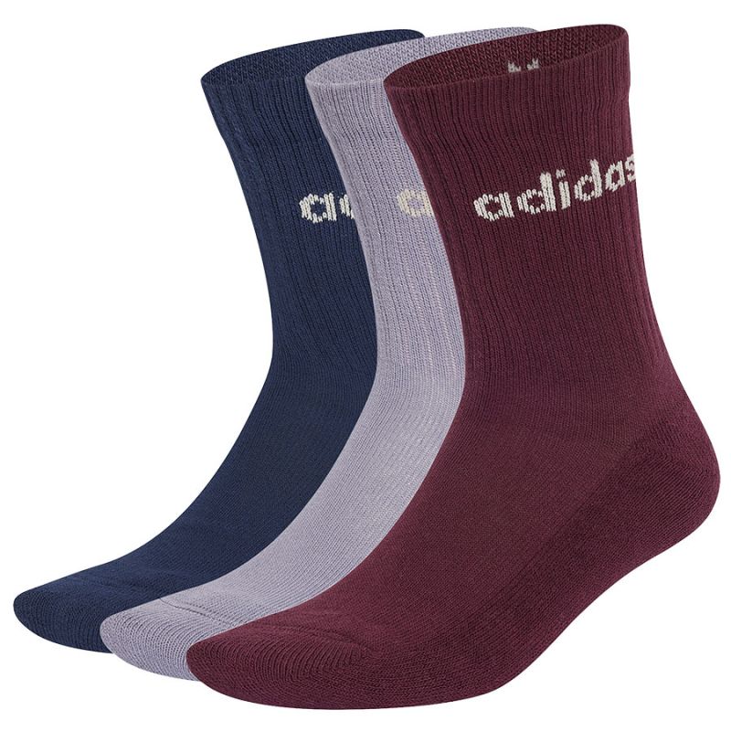 Adidas Cushioned Linear Crew 3P socks zokni