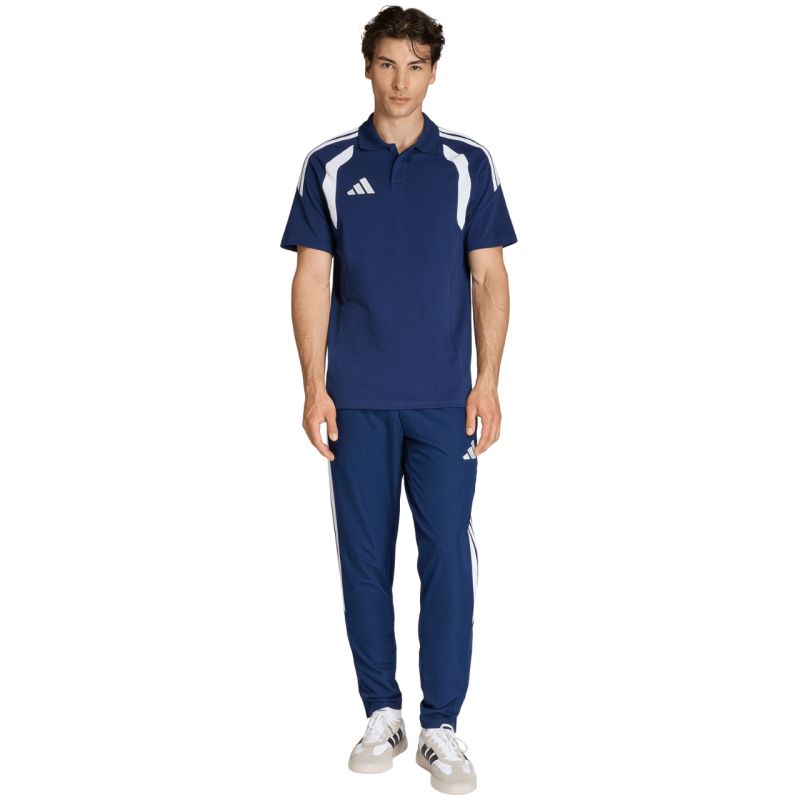 Adidas Tiro 26 League Shirt, Navy, sötétkék férfi galléros póló KF3401
