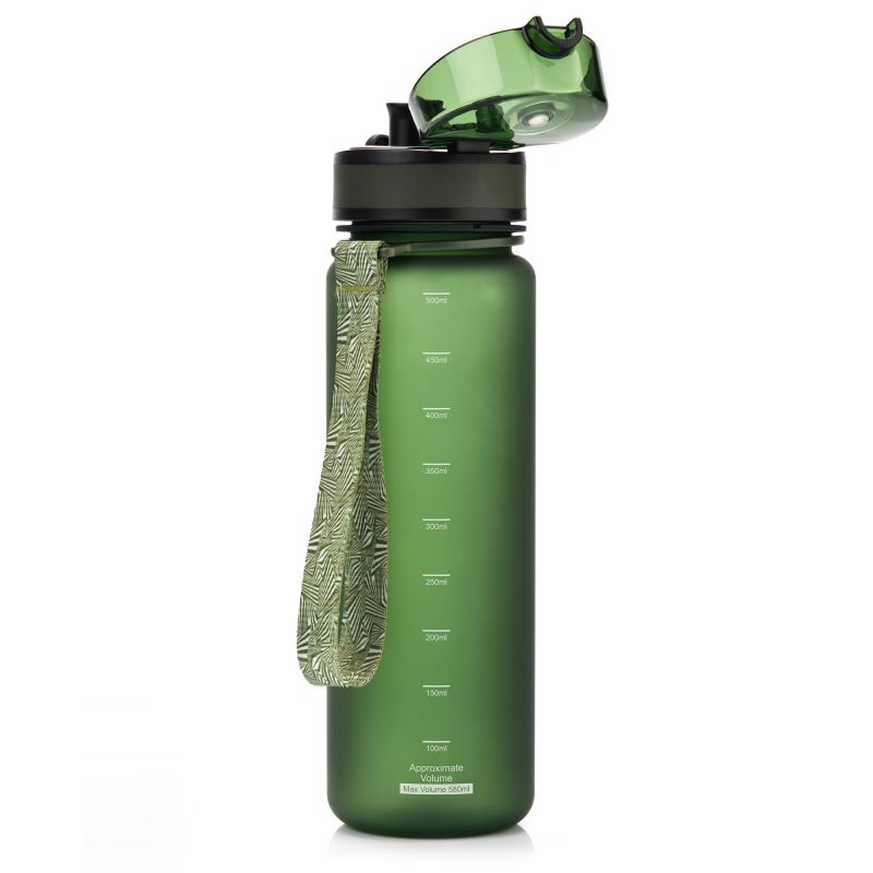 Meteor 500 ml sports bottle dark green uniw water bottles, training equipment