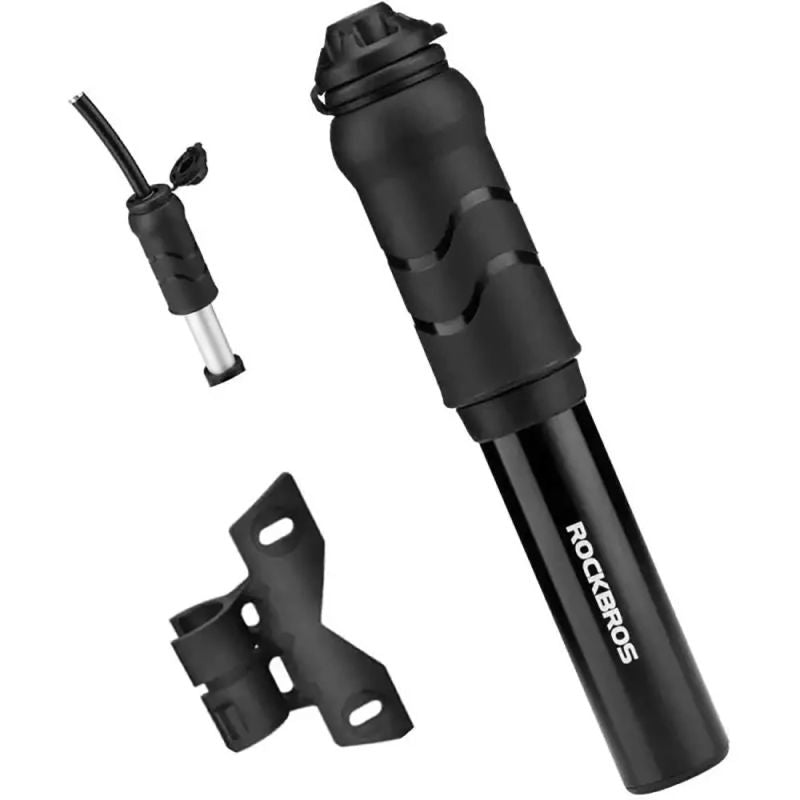 HP Rockbros Mini Hand Bicycle Pump with Presta & Schrader Hose - Black fekete pumps 304004-203534