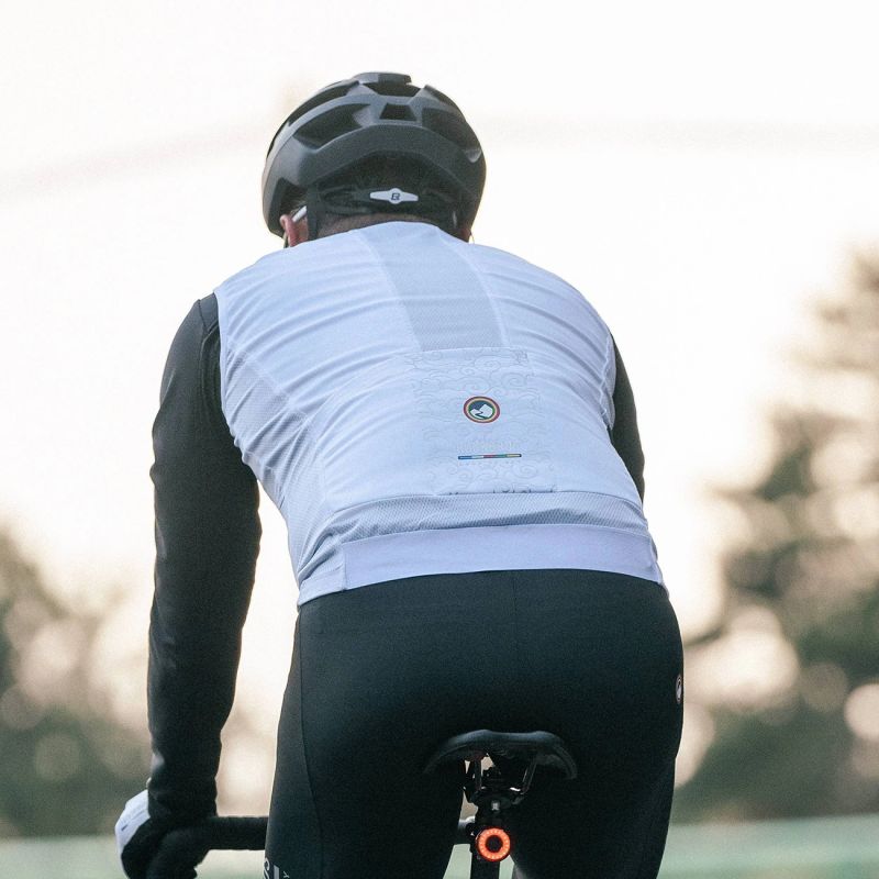 Rockbros ROAD TO SKY windproof vest insulated L - white l \ biały vests