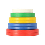 HMS Bumper Olympic Plate Set 2x (0.5kg, 1kg, 1.5kg, 2kg, 2.5kg) CBRS Set póló 17-61-097