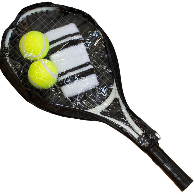 Enero 4-In-1 Tennis Set: Racket, 2 Balls, Wristband Set rackets, sets