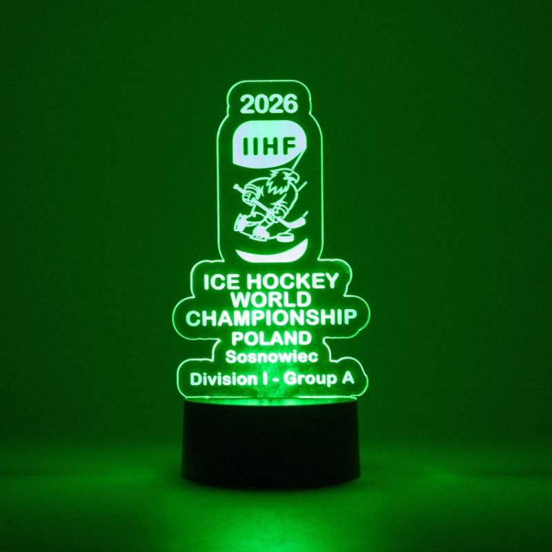 IIHF World Championship IA Sosnowiec 2026 decorative lamp