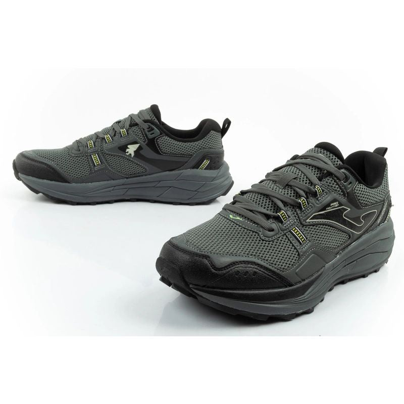 Joma Shock men's trekking shoes, sporty, trail, durable, fekete futócipő