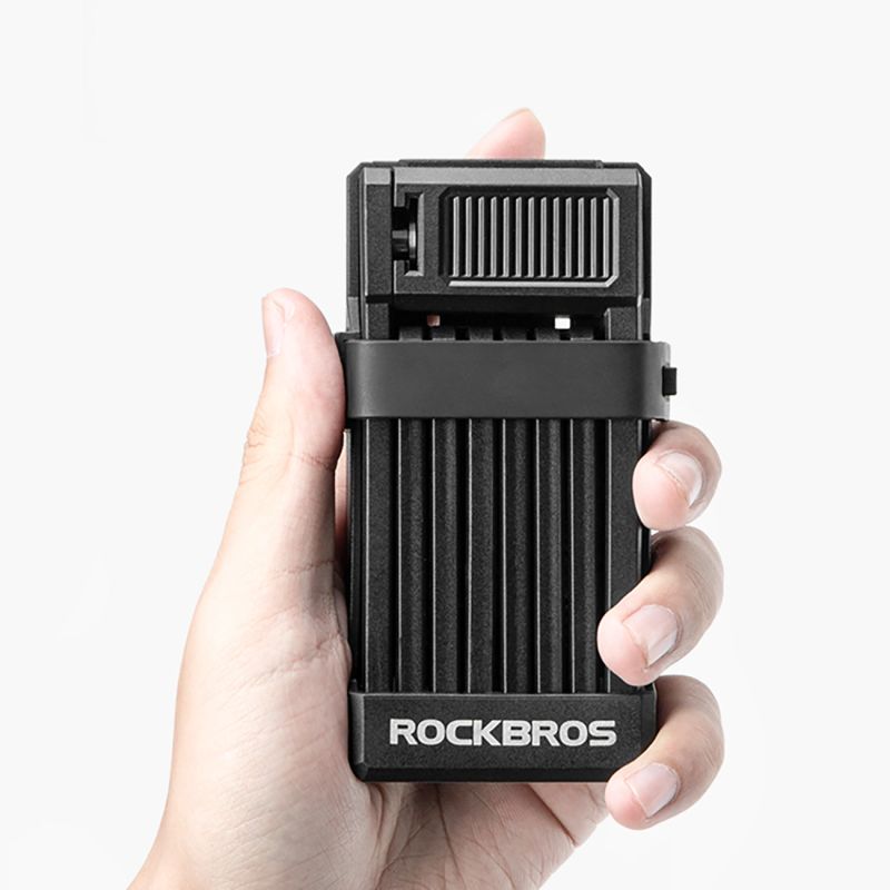 Rockbros Folding Bike Lock with Key - Black