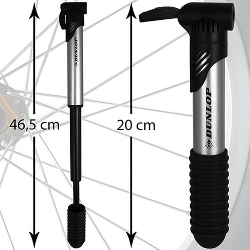 Dunlop Bicycle Pump Mini Aluminum fekete pumpa 102184