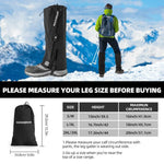 Rockbros waterproof gaiters TT014 L/XL fekete kiegészítő SI21400014002