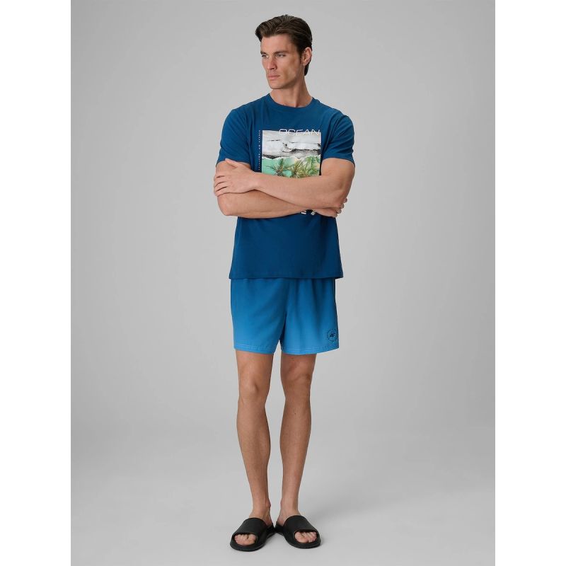 4F Men's regular printed T-shirt póló 4FRSS26TTSHM4304-46S