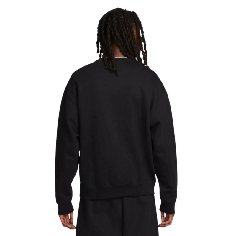 Nike Solo Swoosh Fleece Crew Black fekete polár pulóver DX1361-010