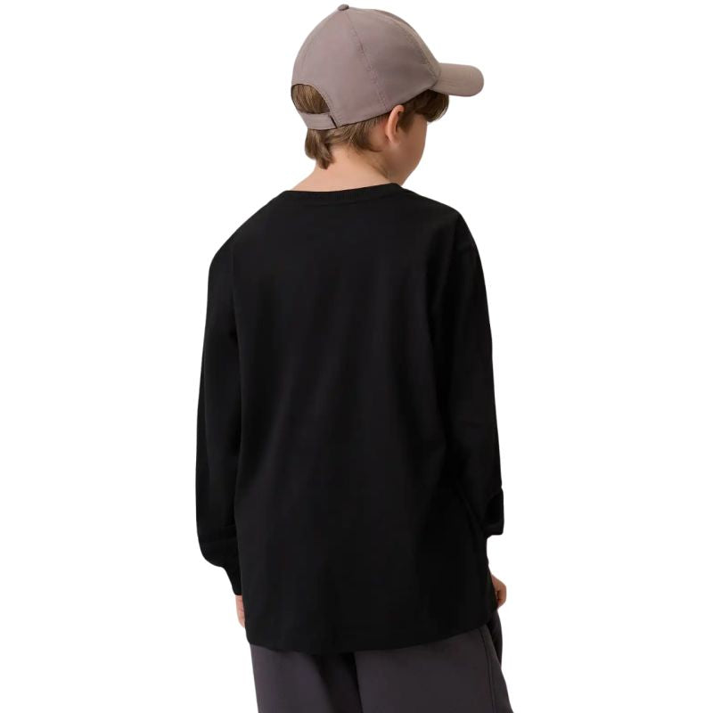 4F Boy's longsleeve t-shirt M459 deep 20S fekete ruházat 4FJWMM00TLONM45920S