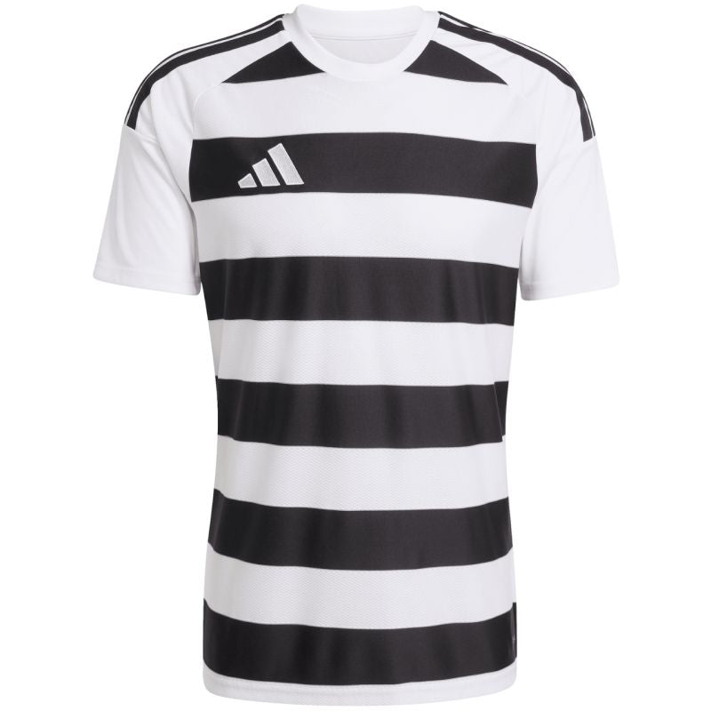 Adidas Men's Hooped 26 Jersey white-black fekete férfi póló KS6949