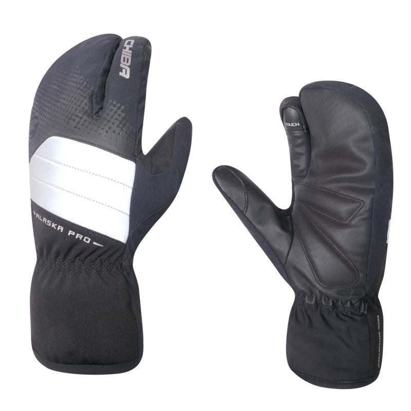CHIBA ALASKA PRO Gloves Black and White fehér kesztyű