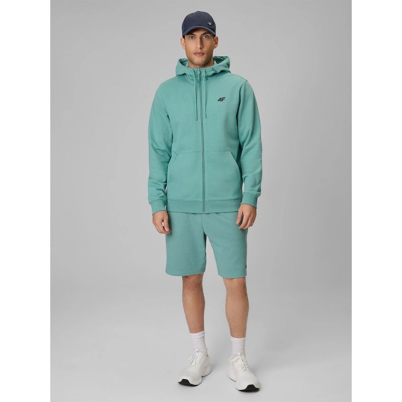 4F Men's zip-up hooded sweatshirt pulóver 4FRSS26TSWSM3106-47S