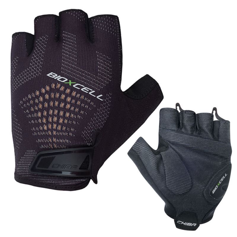 CHIBA BIOXCELL SUPER FLY cycling gloves, black, fekete kerékpáros kesztyű SI3060324C-6