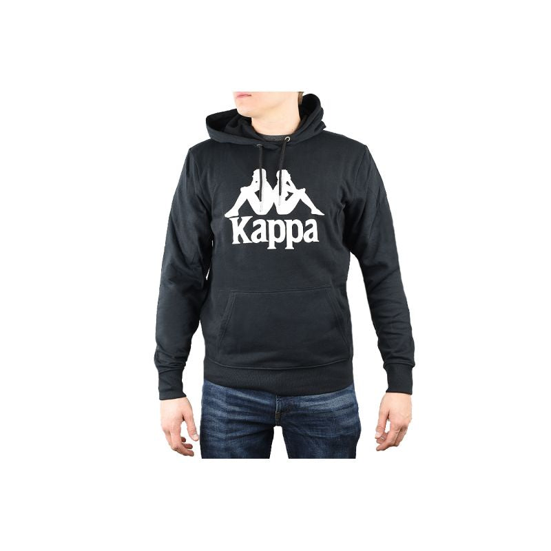 Kappa Taino Hooded Sweatshirt fekete kapucnis pulóver 705322-19-4006