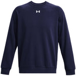 Under Armour Men's Rival Fleece Crew Sweatshirt navy 1379755 sötétkék férfi pulóver 140640_L