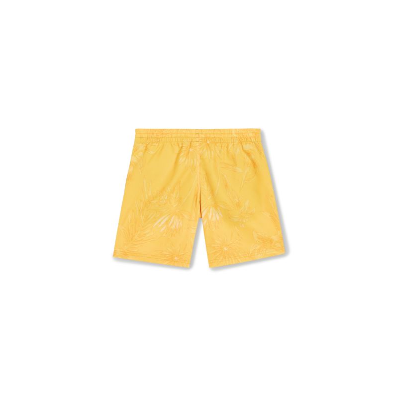 O'Neill Mix & Match Cali Floral 13'' Swim Jr sárga shorts, swimming shorts