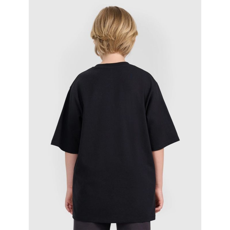Boy's oversize T-shirt with print 4F 4FJRAW25TTSHM3061-20S