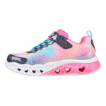 Skechers S-Lights Flutter Heart Lights - Simply Love 302315L-NVMT Navy/Multi sötétkék utcai cipő