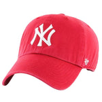 47 Brand New York Yankees Clean Up Cap Red piros baseball sapka B-RGW17GWSNL-RDC