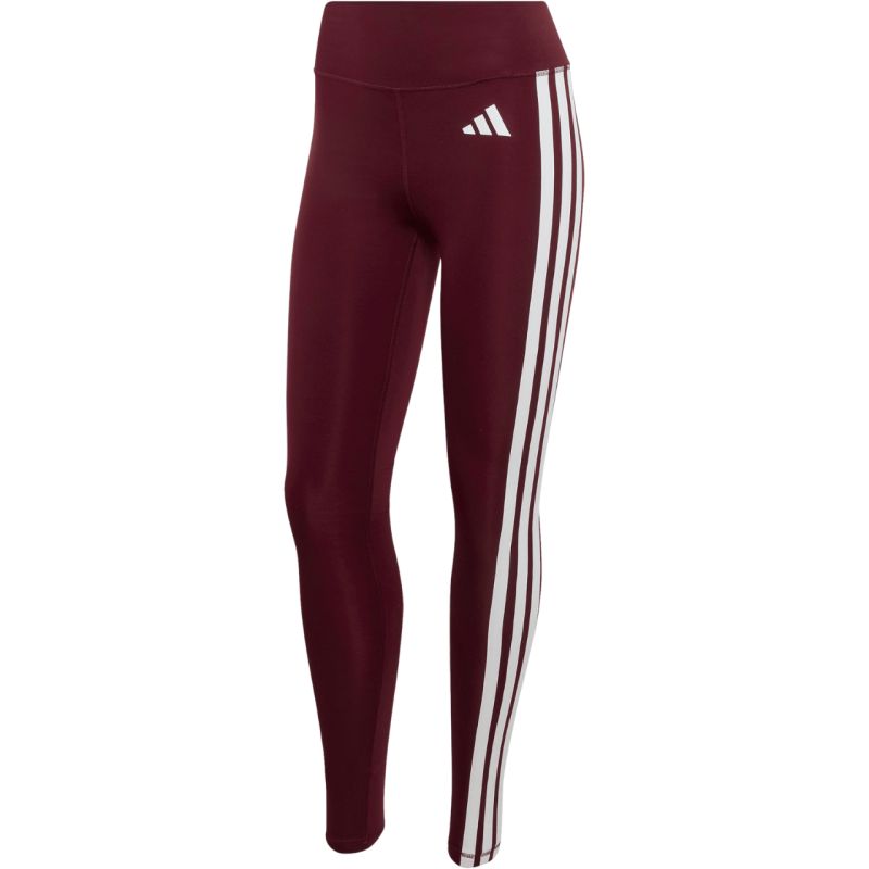 Adidas Women's Optime Essentials Workout 3-Stripes 7/8 bordó női leggings KT3772