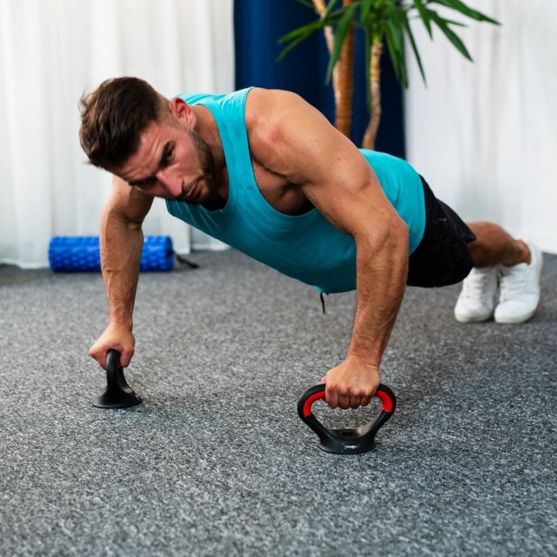 HMS 6-in-1 weight set (barbell, dumbbells and kettlebell) 40kg edzőfelszerelés 17-57-070