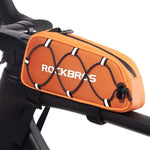 Rockbros bicycle frame bag orange 0.9l