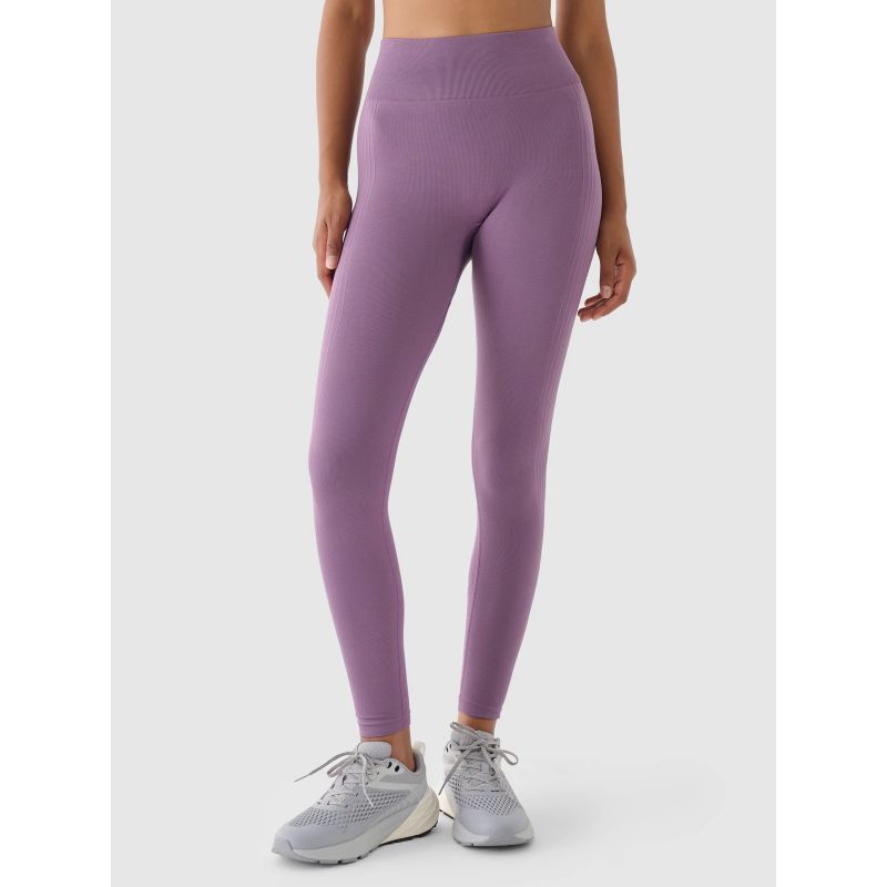 4f Women's seamless high-waisted training leggings 4FWAW24TFTIF278-50S General