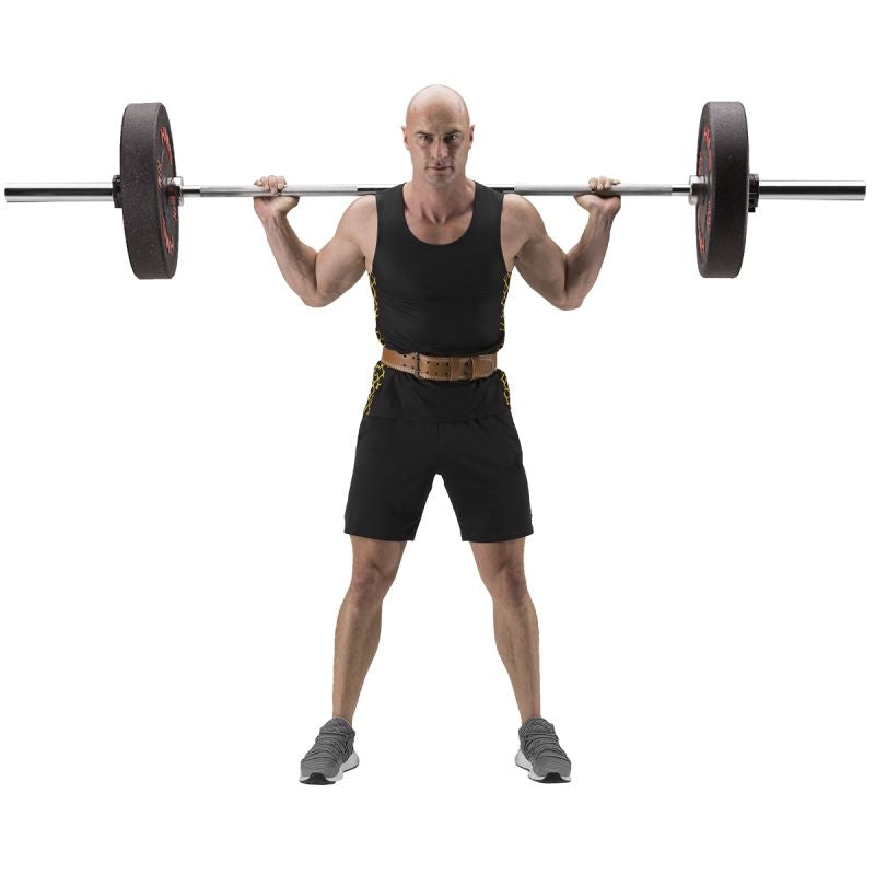 HMS Brown Size M Strength Training Belt barna öv 17-63-061