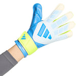 adidas Predator Training Kids' Goalkeeper Gloves White, Yellow, and Blue KA7793 kék kapuskesztyű