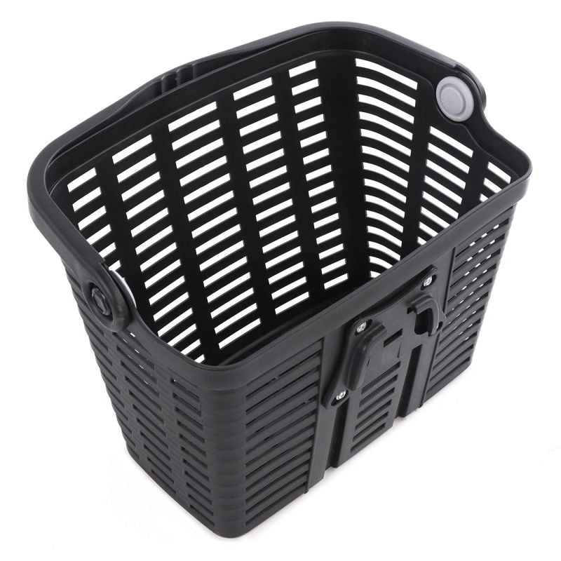Wozinsky WKR-PK plastic handlebar bicycle basket - black fekete edzőfelszerelés 304004-203977