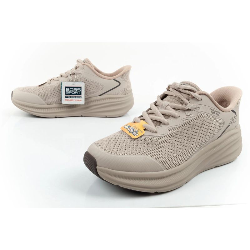 Skechers Bobs Skillz men's sneakers beige SLIP-INS bézs utcai cipő