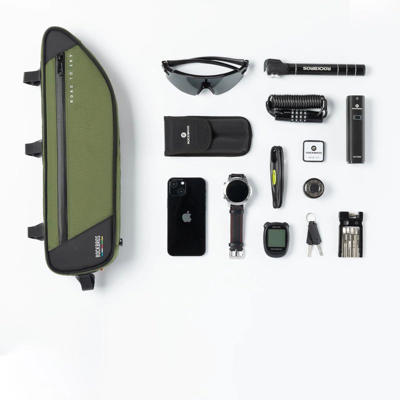 Rockbros TL003 ROAD TO SKY 2L Frame Waterproof - Green zielony hátizsák 5907769384219-211538