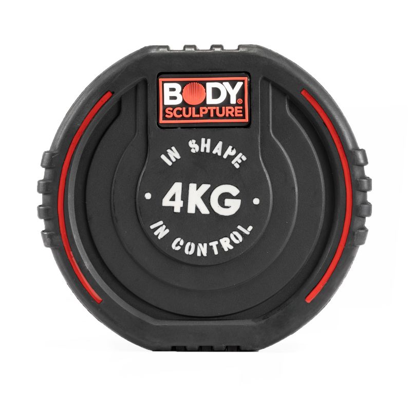 Body Sculpture TPU dumbbell BW 133 4 KG fekete edzőfelszerelés BW1334KG
