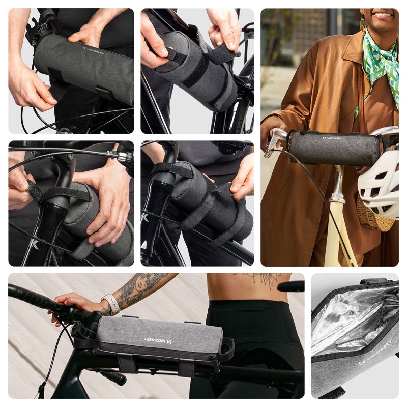 Wozinsky bicycle with thermal insulation - gray szürke táska 304004-155714
